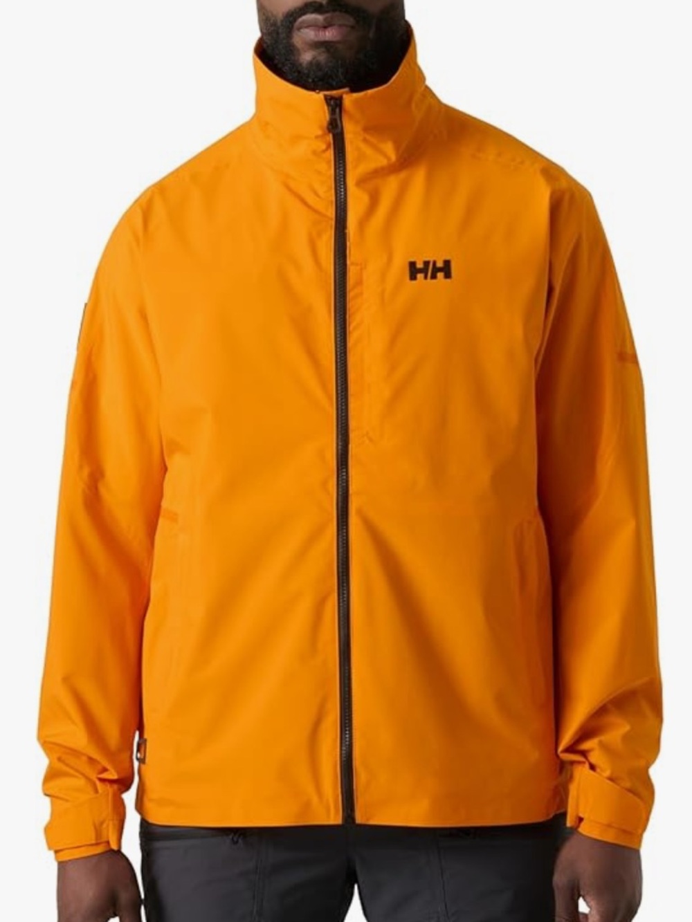 Helly Hansen Men’s Bright Orange Full-Zip Windbreaker